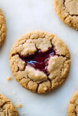 Brown Butter PB & J Cookies