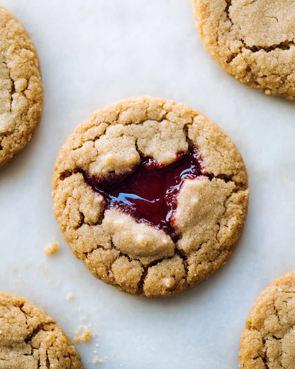 Brown Butter PB & J Cookies