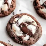 Chocolate Marshmallow Swirl Cookies