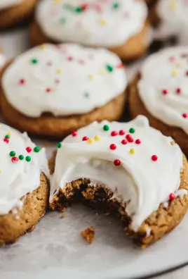 Frosted Gingerbread Cookies