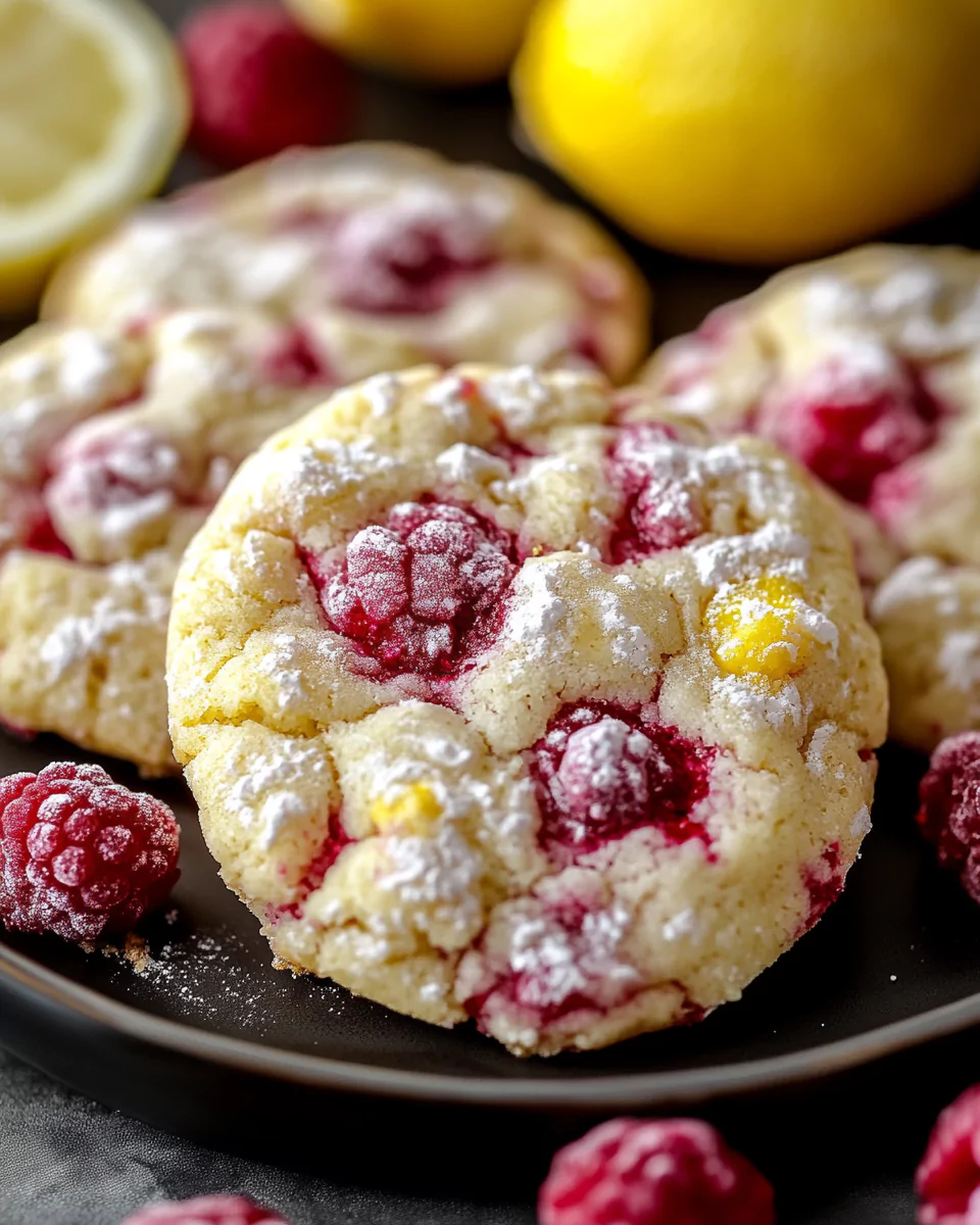 Lemon Raspberry Cookies