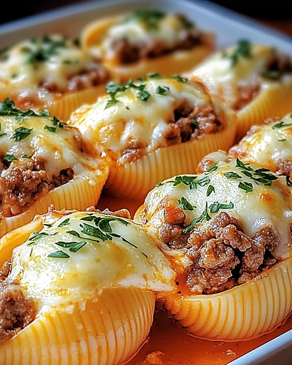 Beef & Ricotta Stuffed Shells