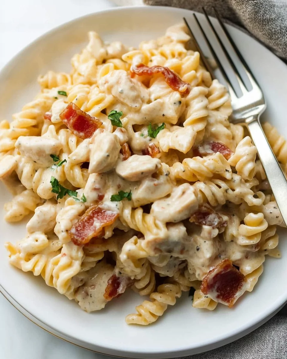 Chicken Bacon Ranch Pasta