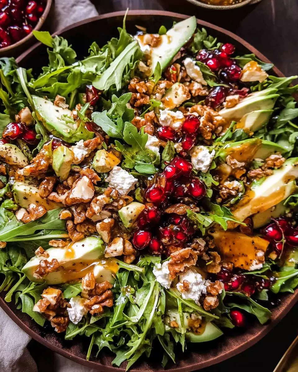 Christmas Salad with Honey Mustard