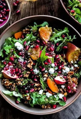 Christmas Salad with Pomegranate Vinaigrette