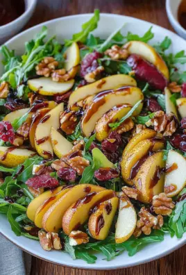 Pear Salad with Balsamic Vinaigrette