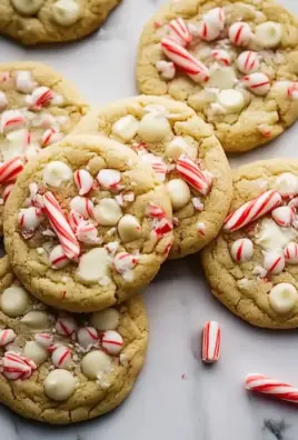 White Chocolate Peppermint Cookies