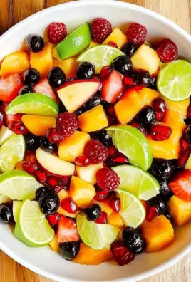 Winter Fruit Salad with Maple-Lime Dressing