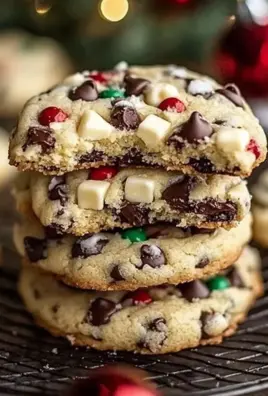 Winter Wonderland Chocolate Chip Christmas Cookies