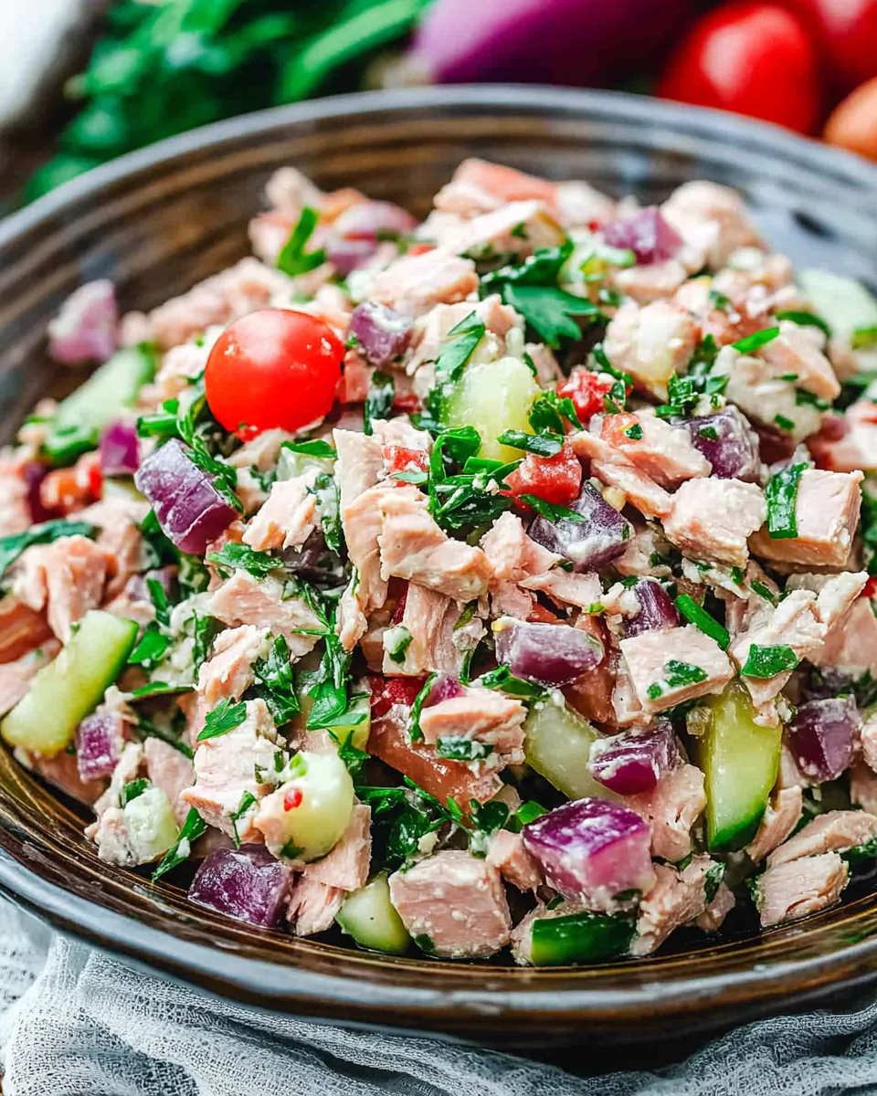 10-Minute Mediterranean Tuna Salad