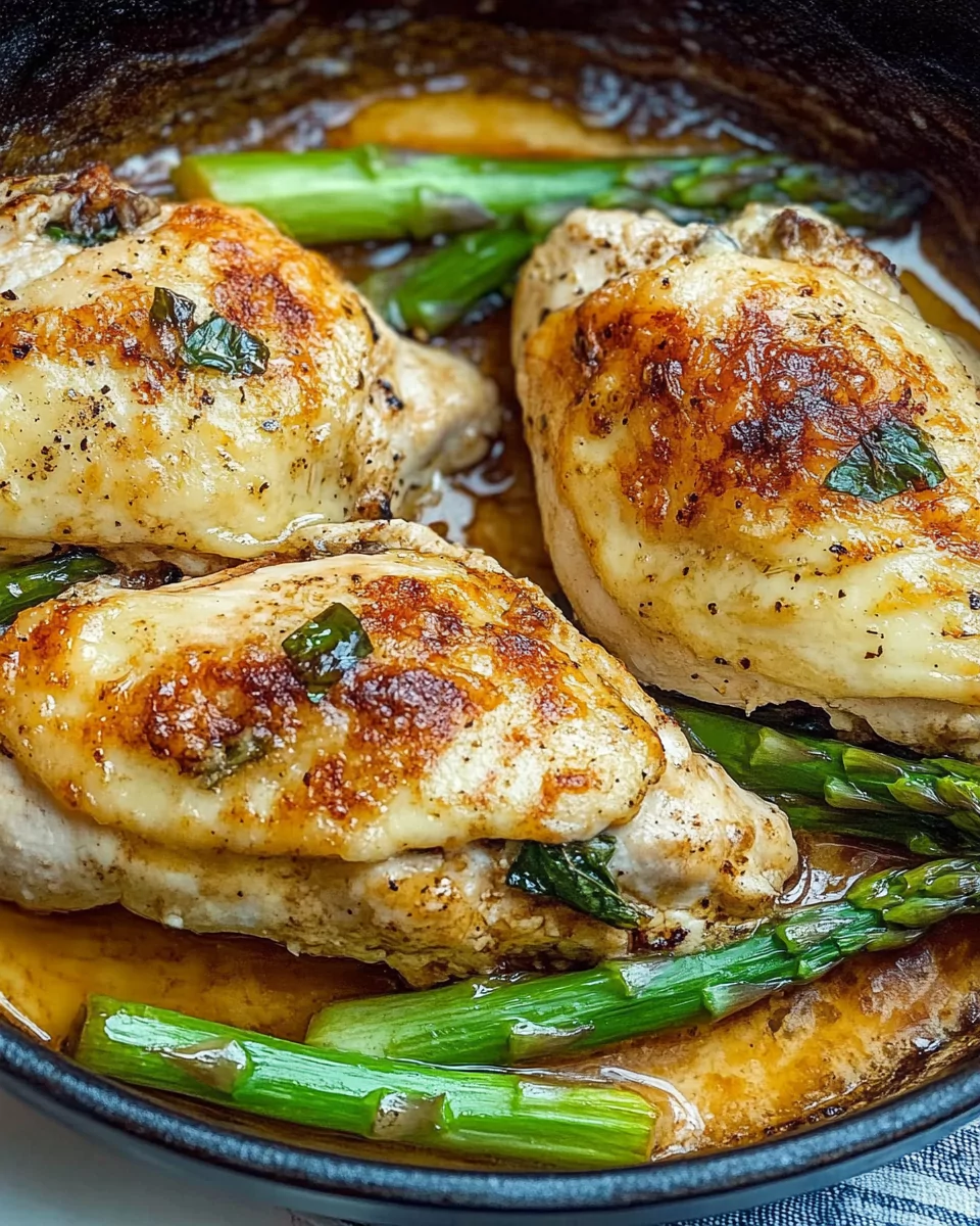 Asparagus Stuffed Chicken Breast