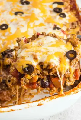 Beef Enchilada Casserole