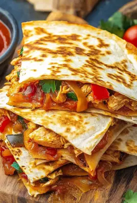 Chicken Fajita Quesadillas