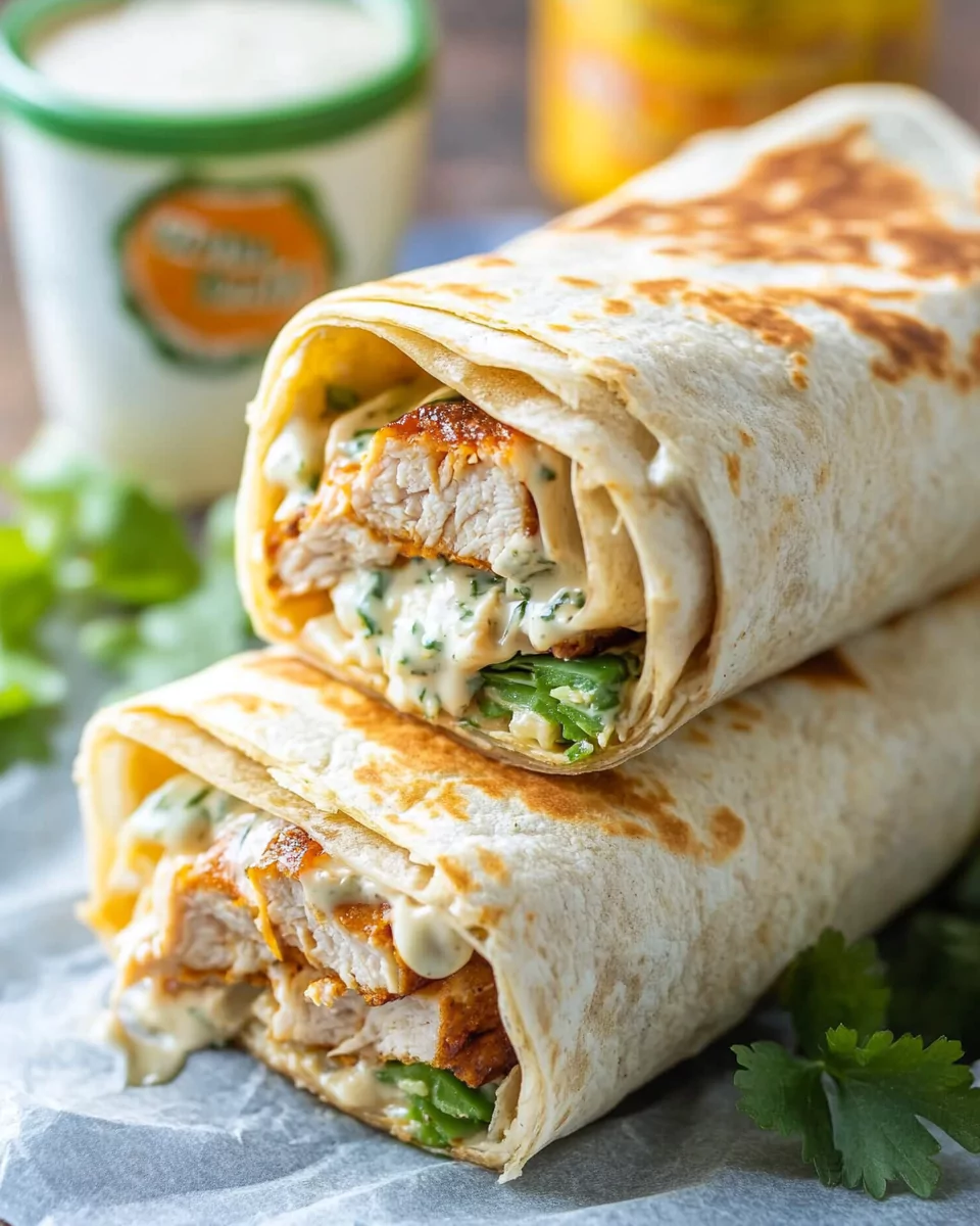 Chicken Ranch Wraps