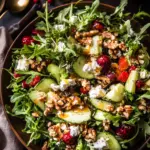 Christmas Salad with Honey Mustard Dressing