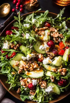 Christmas Salad with Honey Mustard Dressing