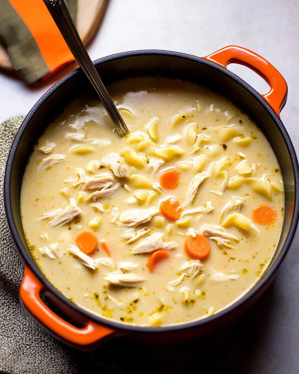 Creamy Chicken Noodle Soup