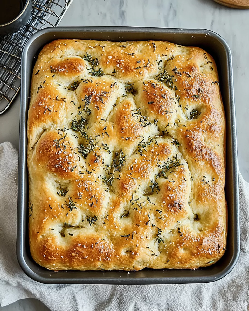 Easy Homemade Focaccia Bread