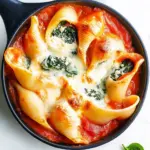 Easy Spinach & Ricotta Stuffed Shells