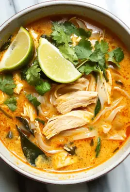 Easy Thai Chicken Curry Soup