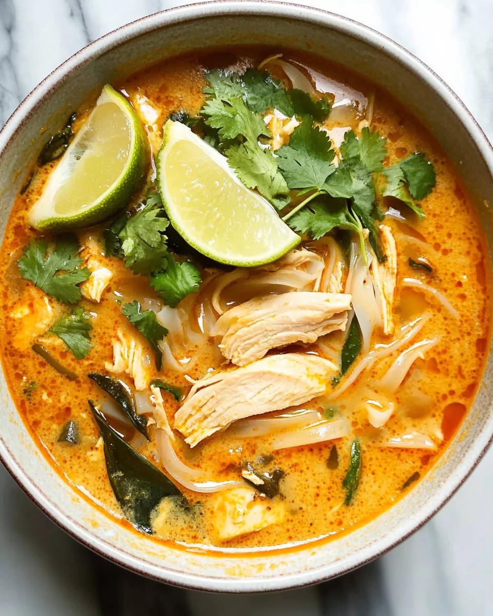 Easy Thai Chicken Curry Soup