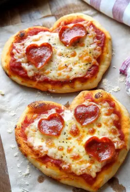 Heart-Shaped Pizza