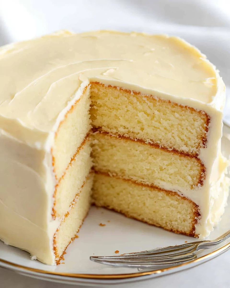 Homemade Vanilla Cake