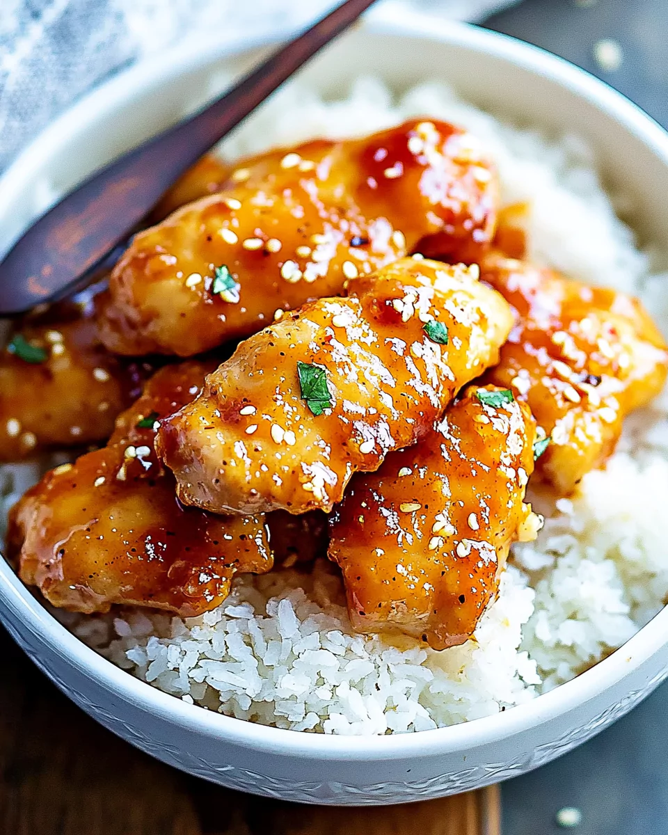 Honey Garlic Chicken