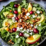 Juicy Christmas Salad with Honey Mustard Dressing