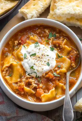 Lasagna Soup