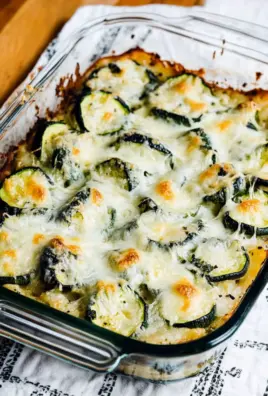 Low-Carb Easy Cheesy Zucchini Bake