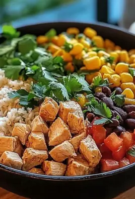 One Pan Chicken Burrito Bowl