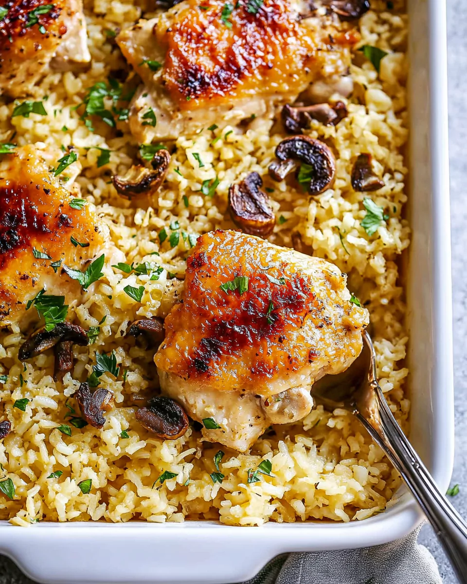 Oven Baked Chicken and Rice