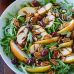 Pear Salad with Balsamic Vinaigrette