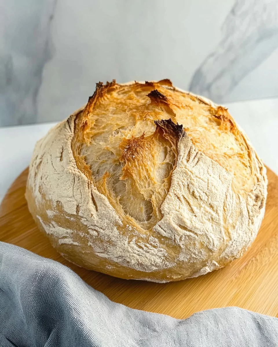 Quick and Easy No-Knead Bread