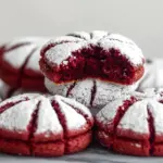 Red Velvet Crinkle Cookie