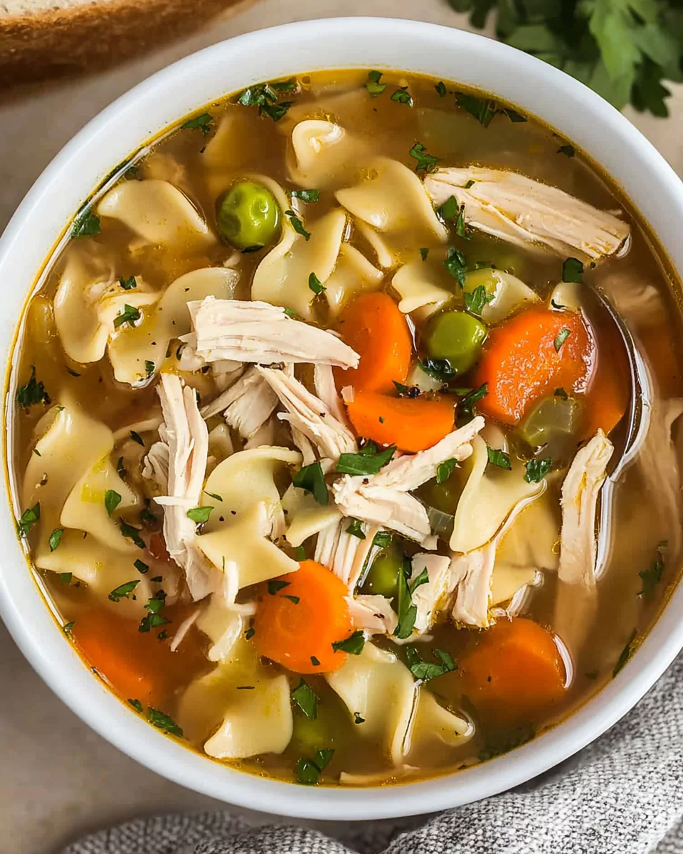 Rotisserie Chicken Noodle Soup