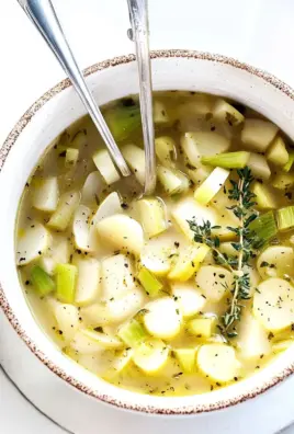 Rustic Potato Leek Soup