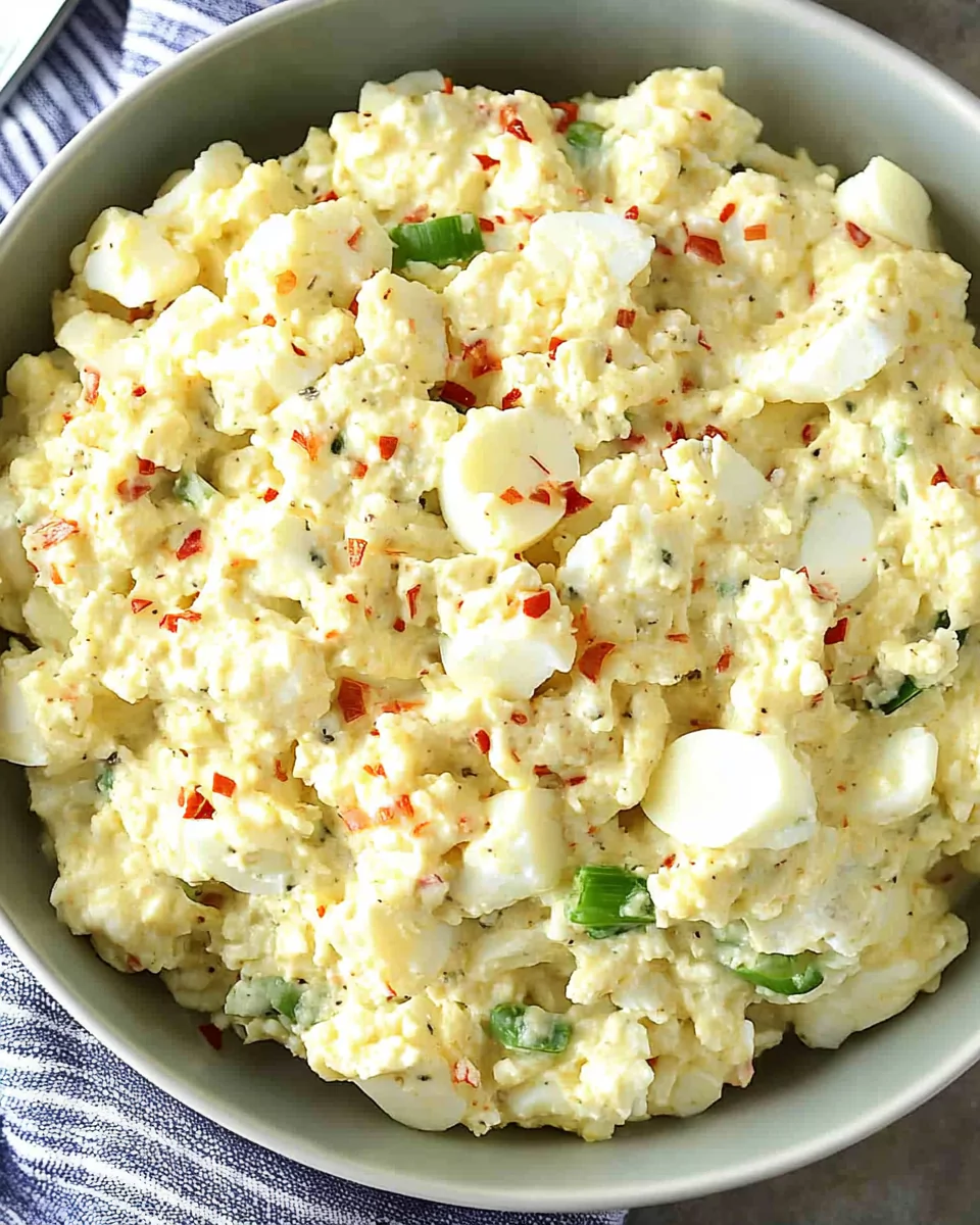 Simple Cottage Cheese Egg Salad