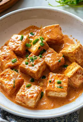 Spicy Tofu with Creamy Coconut Sauce