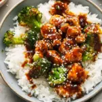 Sticky Chicken Rice Bowls