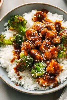 Sticky Chicken Rice Bowls