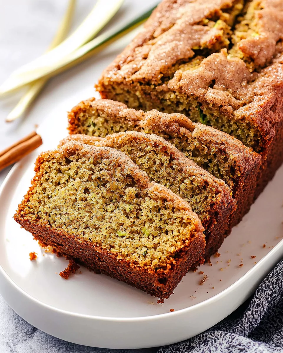 The Best Snickerdoodle Zucchini Bread