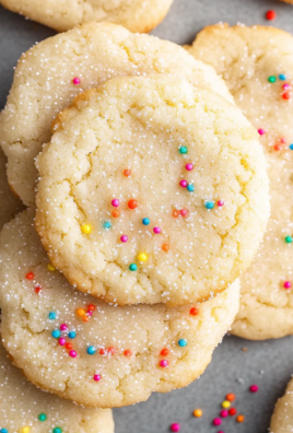 {3-Ingredient} Easy Sugar Cookies