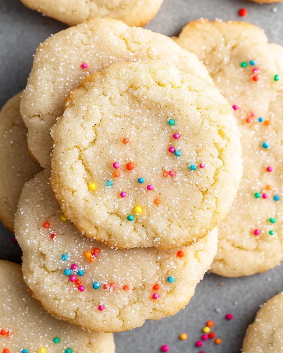 {3-Ingredient} Easy Sugar Cookies