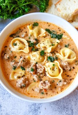 Creamy Tortellini Soup