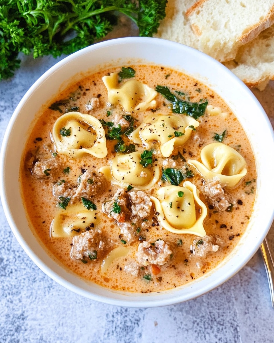 Creamy Tortellini Soup