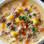 Easy Cheeseburger Soup