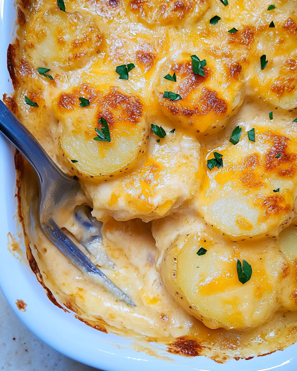 Easy Cheesy Scalloped Potatoes