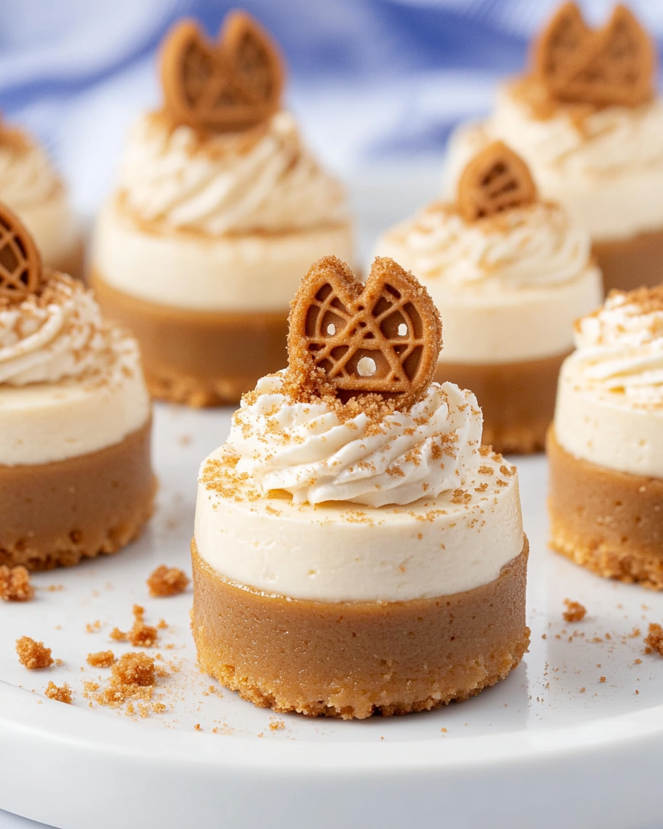 Mini Biscoff Cheesecakes